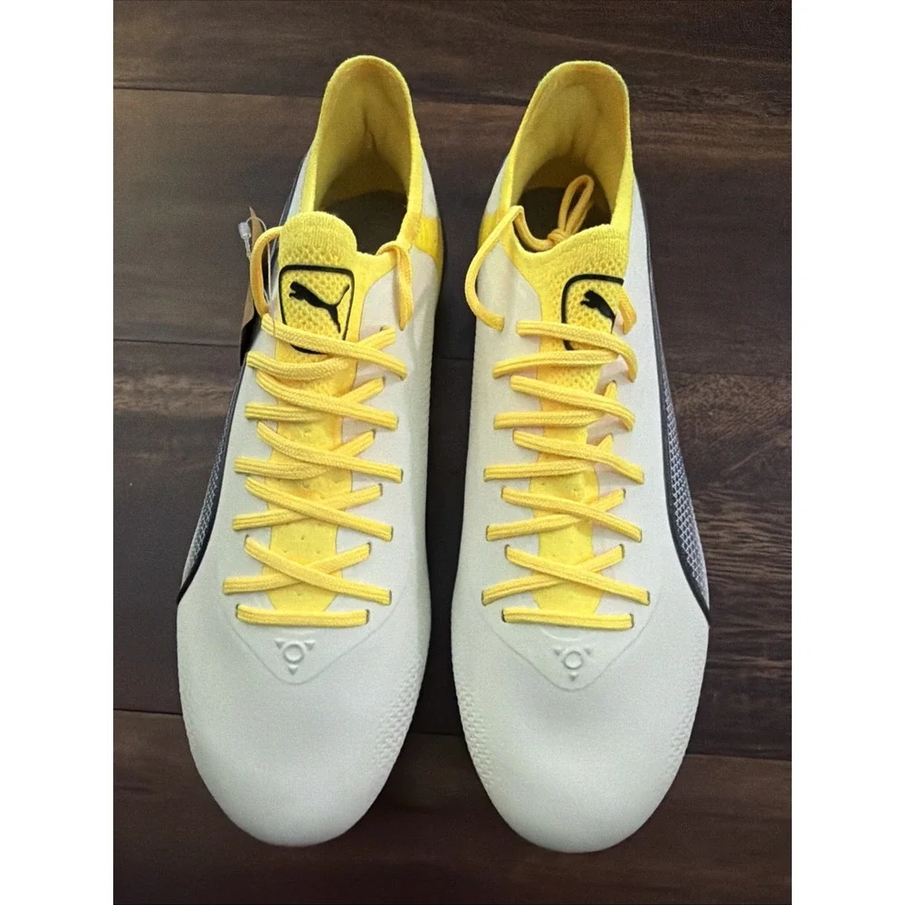 New Puma Womens King Ultimate FG AG Soccer Cleats Size 7 Yellow